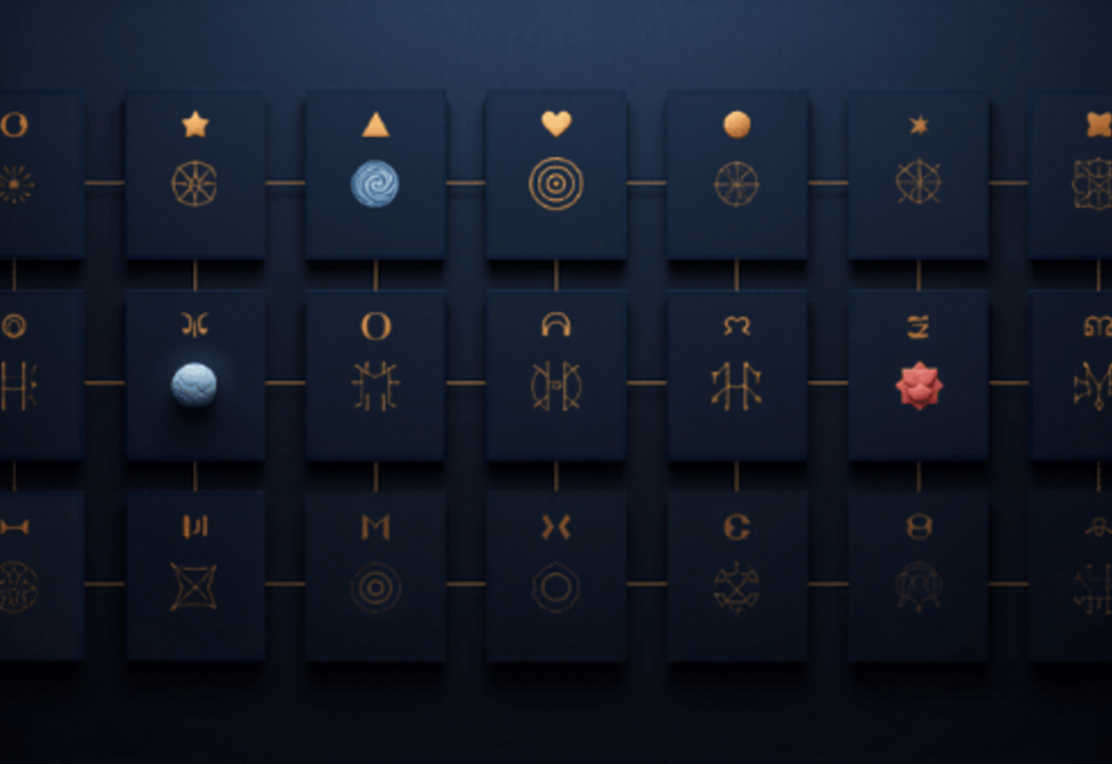 Aftercurrent archetypes hub illustration.